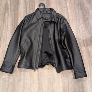 Thursday Boot Company Keanu Black Leather Jacket - Men's